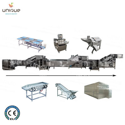 Машина для мытья и отбеливания капусты брокколи для линии производства замороженных овощей