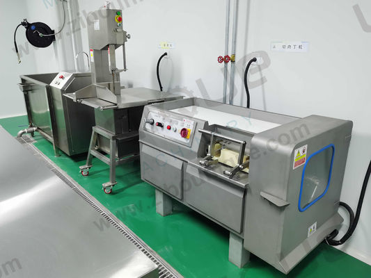 Продовольственный магазин Замороженная рыба дизер свежее мясо кубический режущий аппарат для различных отраслей промышленности