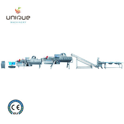 Линия для мытья овощных салат с эффективностью обработки 5000 кг