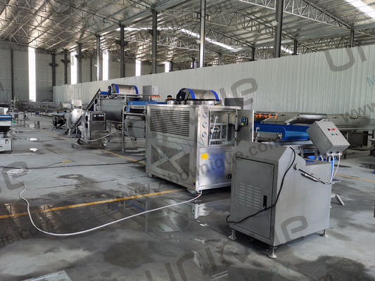 Линия для мытья овощных салат с эффективностью обработки 5000 кг