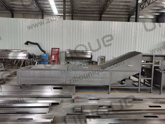Машина для бланширования фруктов и овощей из нержавеющей стали 304 для крупного производства