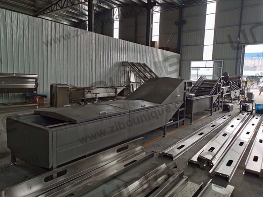 Машина для бланширования фруктов и овощей из нержавеющей стали 304 для крупного производства