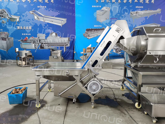 Нержавеющая сталь 304 Автоматическая машина для мытья имбиря и машины для чистки маниоки Год 2021