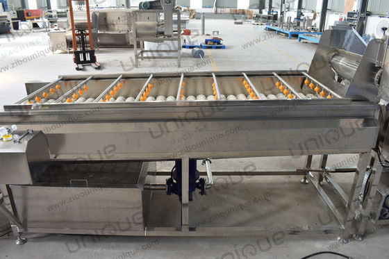 Непрерывная спиральная щетка для очистки овощей и фруктов с оборудованием для очистки