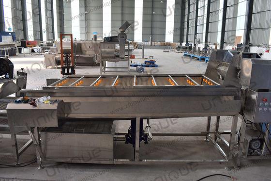 Непрерывная спиральная щетка для очистки овощей и фруктов с оборудованием для очистки