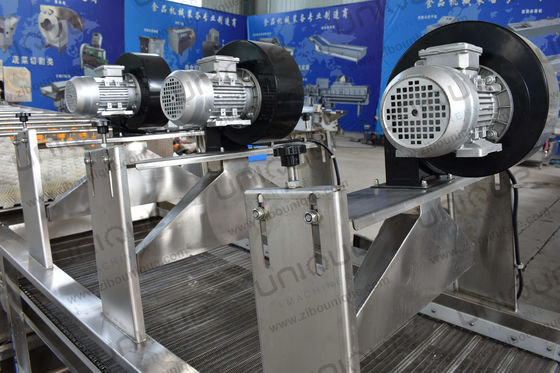 Горячий воздух ремень решетки конвейер высокого давления вентиляторы воздушный сушильщик для фруктов и овощей