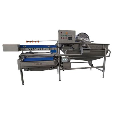 Промышленная машина для мытья фруктов и овощей из нержавеющей стали