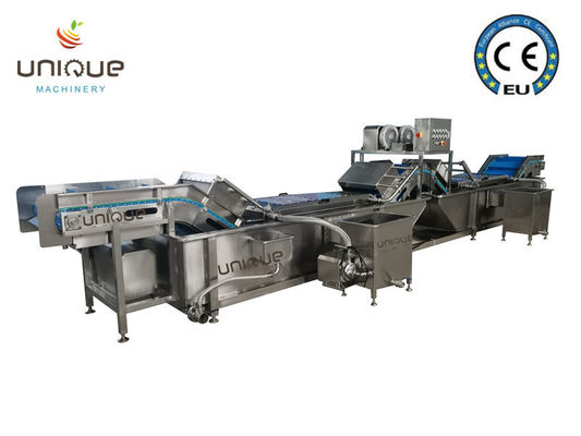 Машина для стирки овощей из нержавеющей стали 304 с листьями лука и петрушки