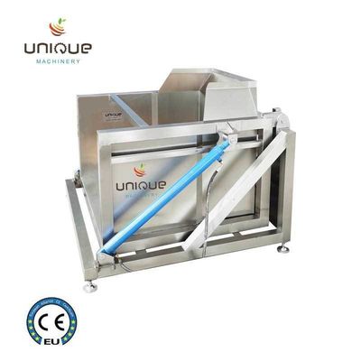 304 Нержавеющая сталь Автоматический гидравлический контейнер для погрузки фруктов и овощей