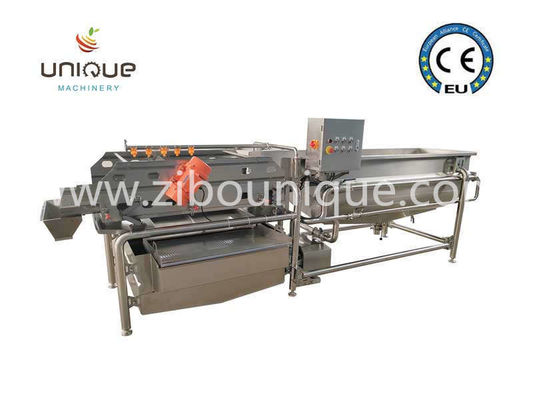 Профессиональная машина для мытья фруктов и овощей для крупномасштабного производства