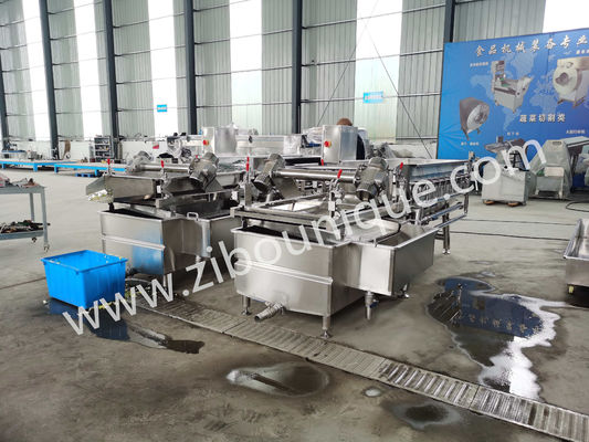 Профессиональная машина для мытья фруктов и овощей для крупномасштабного производства