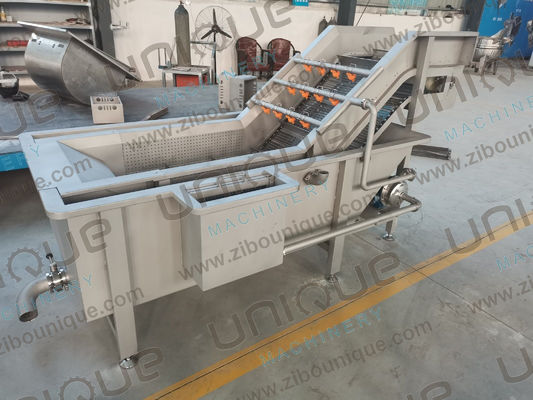 RQF Линия производства замороженной пищи Промывка Стерилизация и замораживание в одном растворе