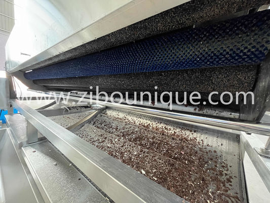 Машина для очистки касавы для непрерывной линии очистки корневых овощей в крупном продуктовом магазине